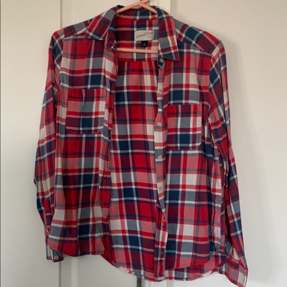 Red, White, Blue Flannel